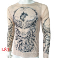 Langarm-T-Shirts mit Tattoo-Print